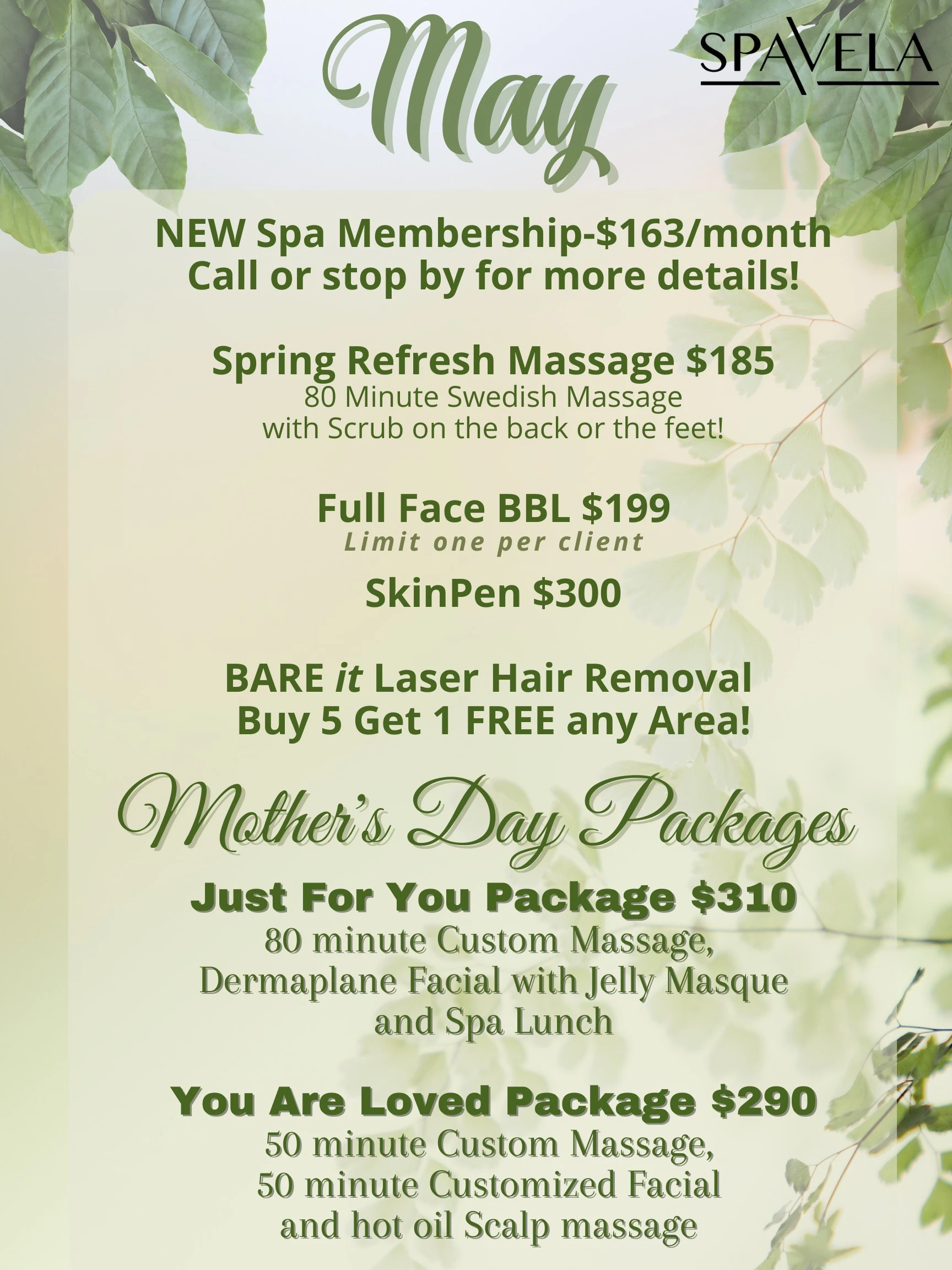 May Special | Specials